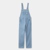 Kvinder Carhartt WIP | Damesmaek Overall Lige - Denim | Bla (Sten Bleget)