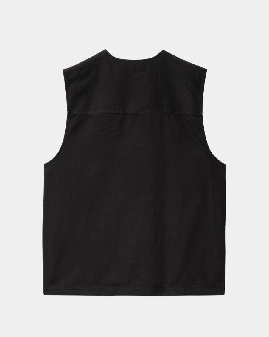 Maend Carhartt WIP | Unity Vest | Sort (Tung Enzymvask)