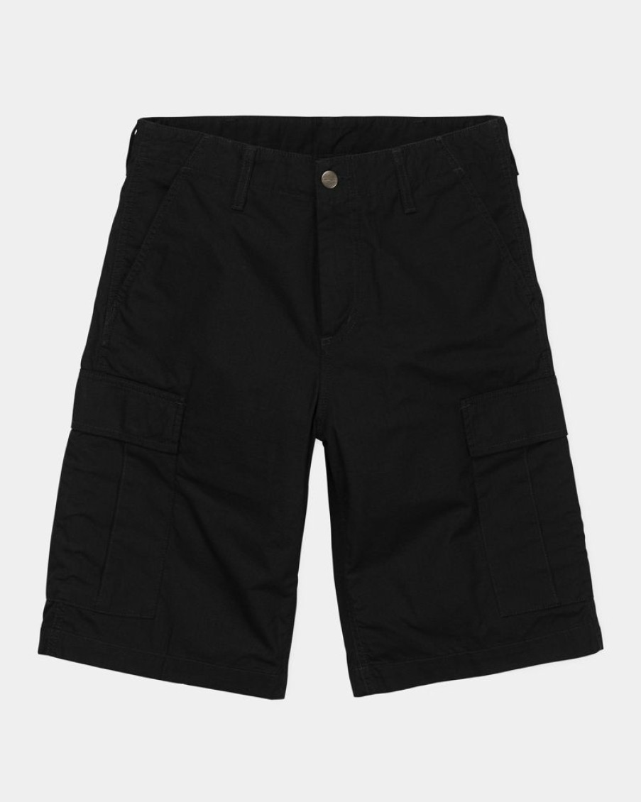 Maend Carhartt WIP | Regular Cargo Short | Sort