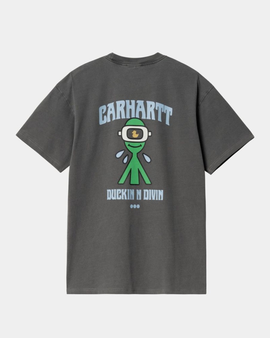 Maend Carhartt WIP | Duckin T-Shirt | Sort