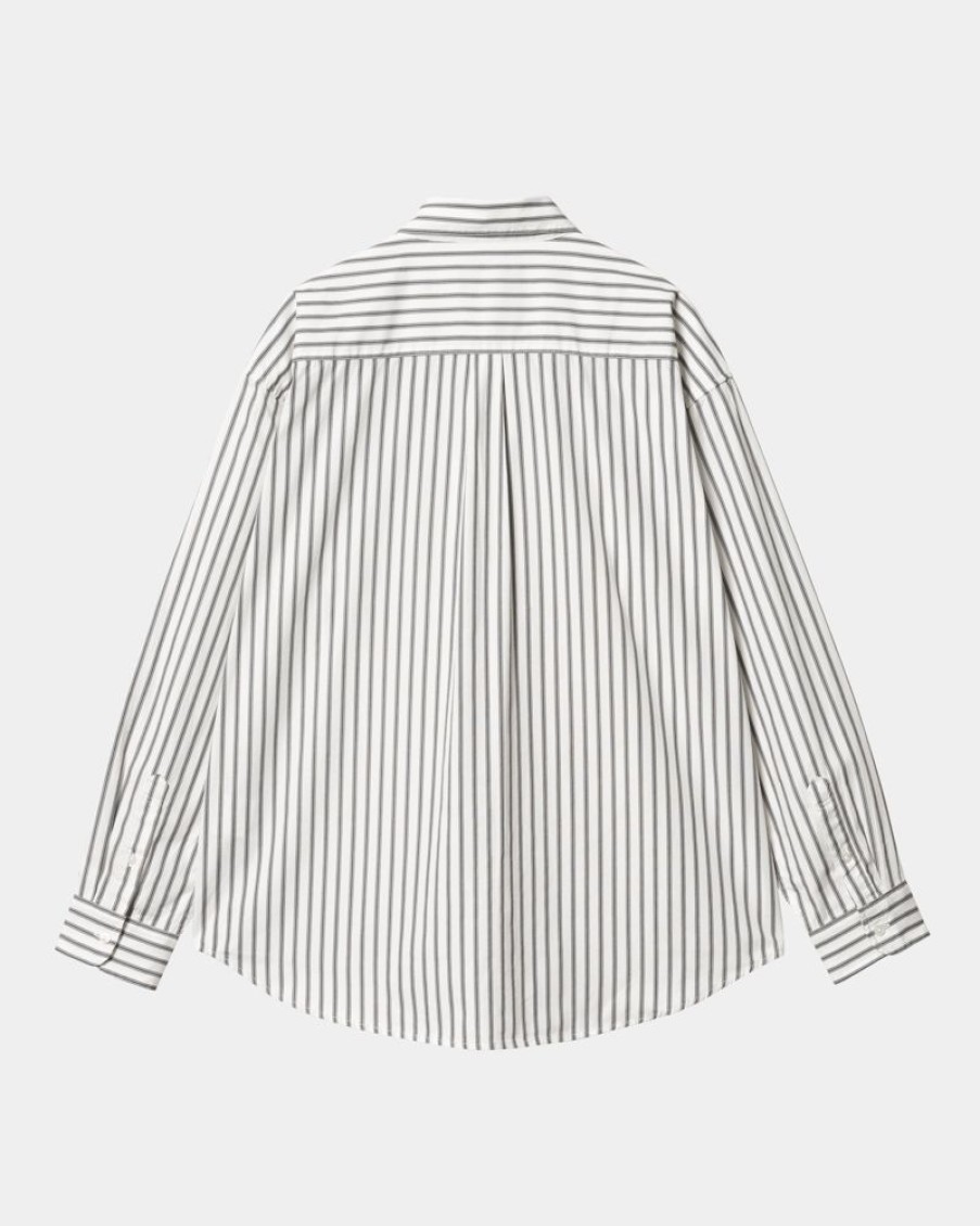 Maend Carhartt WIP | Ligety Stripe Shirt | Voks / Sort