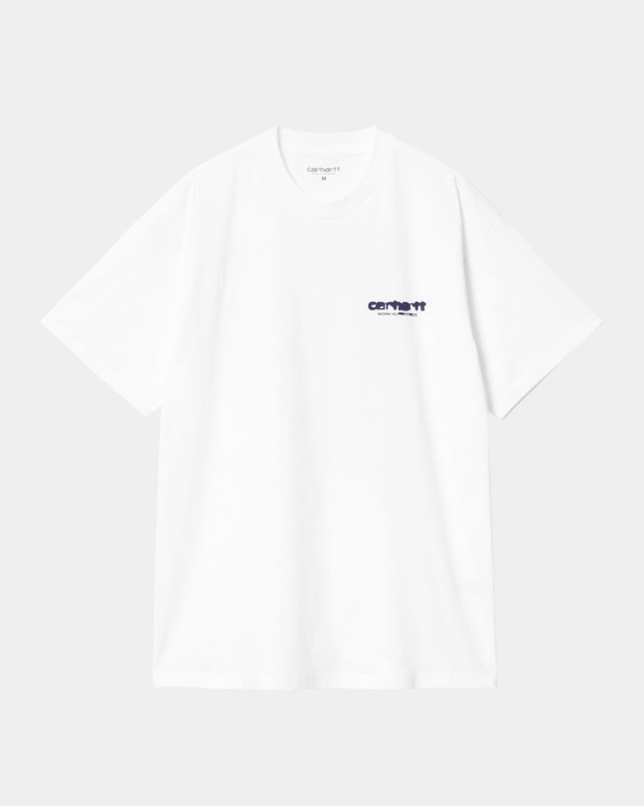 Maend Carhartt WIP | Ink Bleed T-Shirt | Hvid