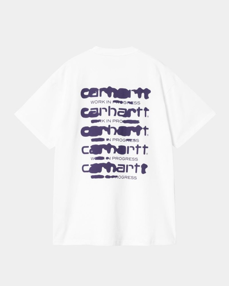 Maend Carhartt WIP | Ink Bleed T-Shirt | Hvid