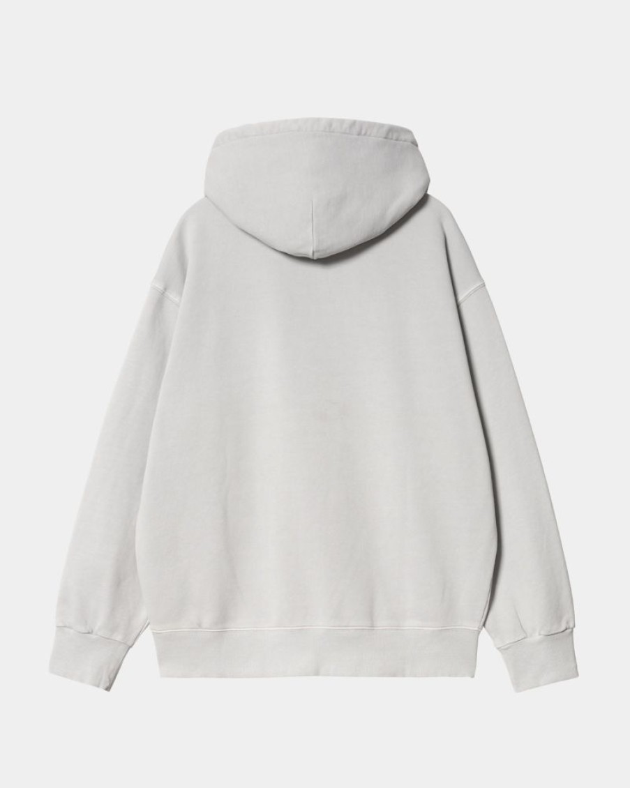 Maend Carhartt WIP | Nelson Sweatshirt Med Haette | Sonic Solv