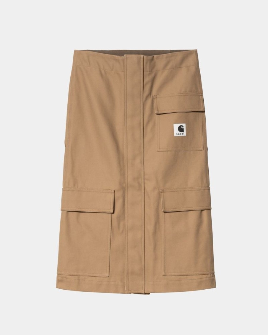 Kvinder Carhartt WIP | Sacai X Carhartt Wip Andeskort Til Kvinder | Beige