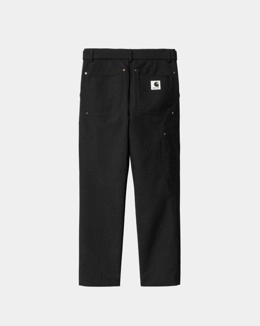 Maend Carhartt WIP | Sacai X Carhartt Wip Suiting Bonding Pants | Sort