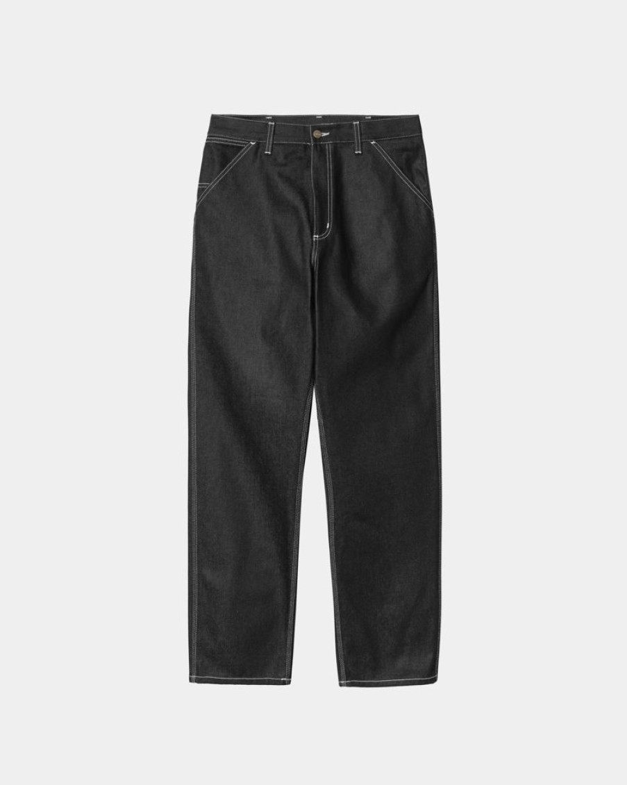 Maend Carhartt WIP | Simple Pant - Denim | Sort (Stiv)