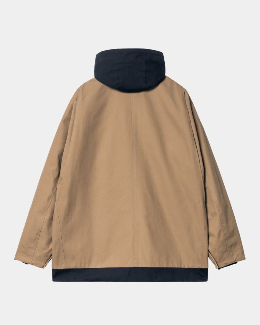 Maend Carhartt WIP | Sacai X Carhartt Wip Vendbar Andefrakke | Beige / Navy