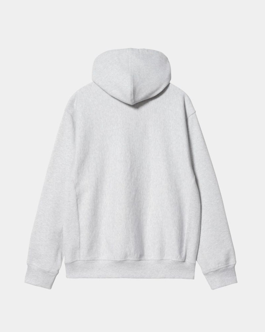 Maend Carhartt WIP | American Script Sweatshirt Med Haette | Ask Heather