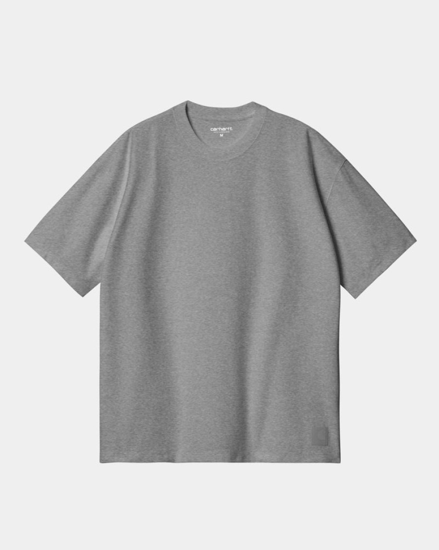 Maend Carhartt WIP | Dawson T-Shirt | Gra Lyng