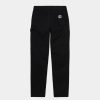 Kvinder Carhartt WIP | Pierce Pant Straight - Boremaskine | Sort