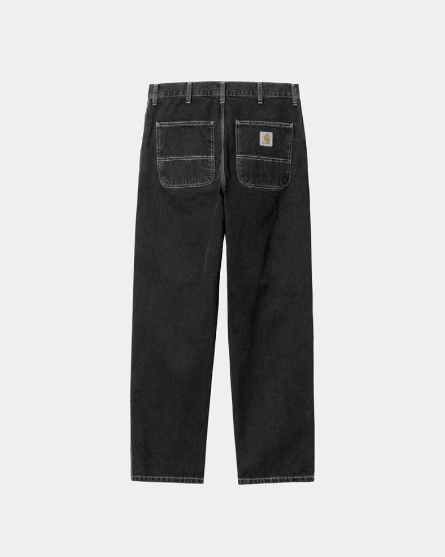 Maend Carhartt WIP | Simple Pant - Denim | Sort (Stenvasket)