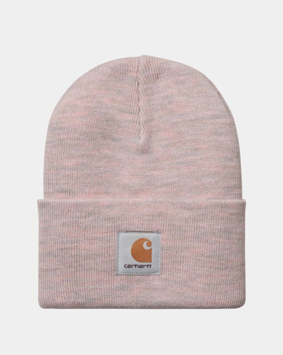 Tilbehor Carhartt WIP | Akryl Ur Hat | Glassyet Pink Heather