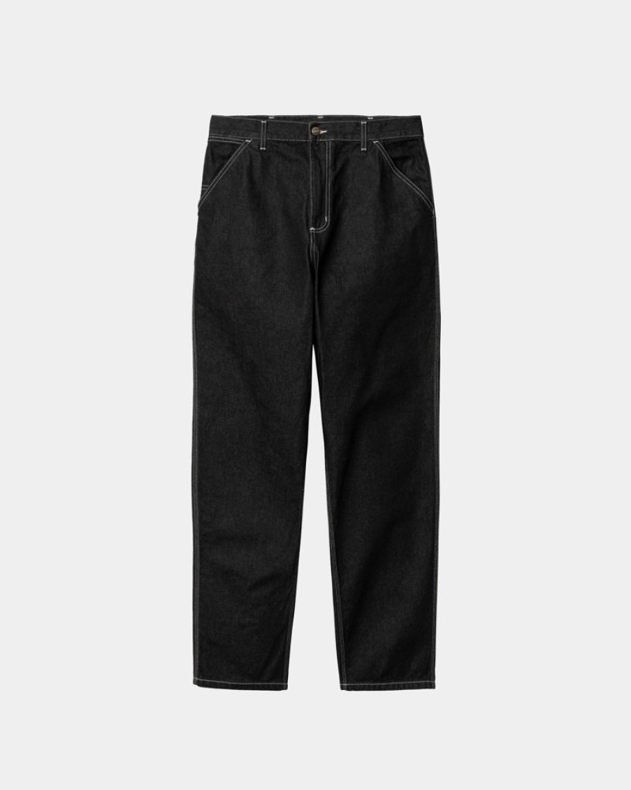 Maend Carhartt WIP | Simple Pant - Denim | Sort (En Vask)