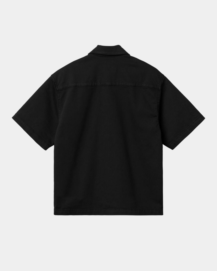 Kvinder Carhartt WIP | Dame Craft Kortaermet Skjorte | Sort