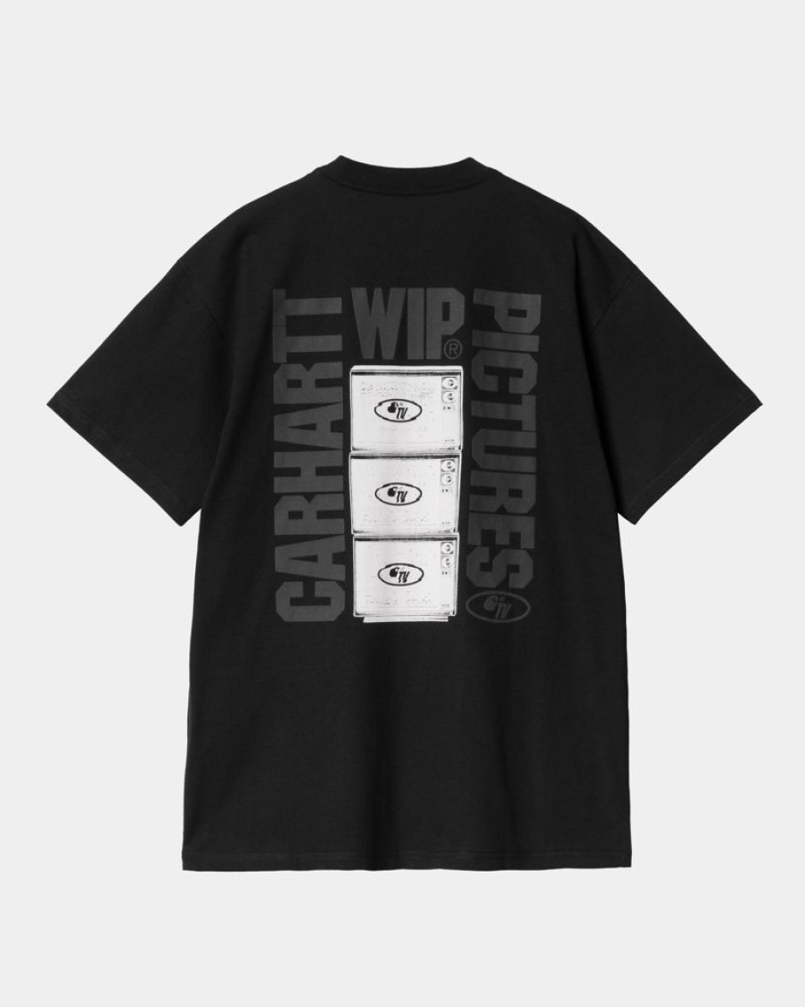 Maend Carhartt WIP | Wip Pictures T-Shirt | Sort