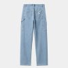 Kvinder Carhartt WIP | Pierce Pant Straight - Denim | Bla (Sten Bleget)