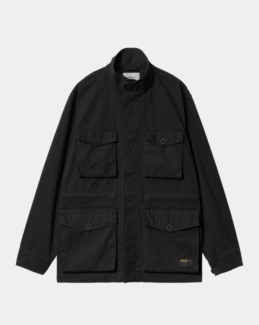 Maend Carhartt WIP | Unity Jakke | Sort (Tung Enzymvask)