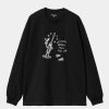 Maend Carhartt WIP | Tools For Life Langaermet T-Shirt | Sort