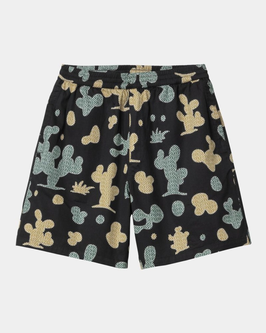 Maend Carhartt WIP | Opus Print Short | Sort