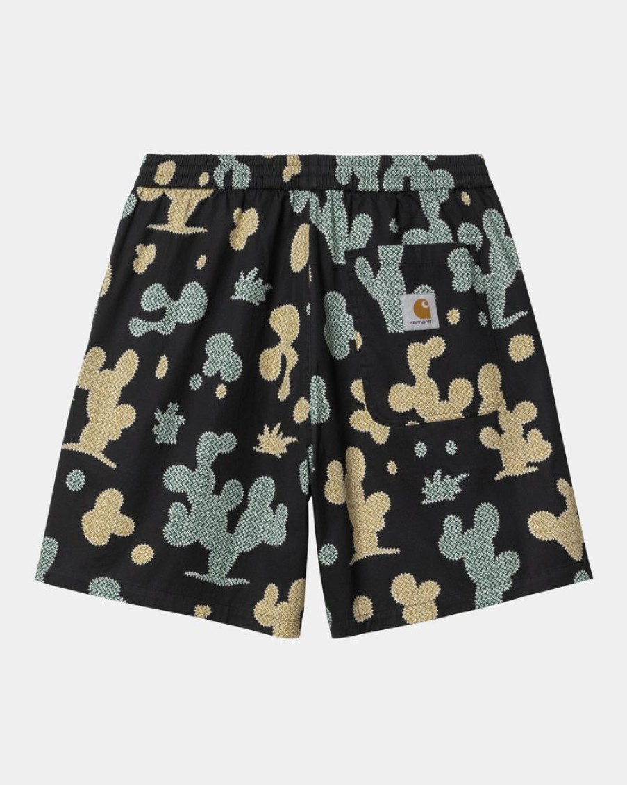 Maend Carhartt WIP | Opus Print Short | Sort