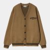 Maend Carhartt WIP | Onyx Cardigan | Hamilton Brun / Sort