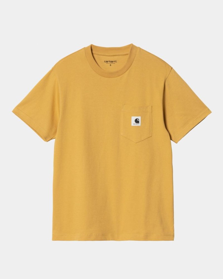 Kvinder Carhartt WIP | T-Shirt Med Lommer Til Kvinder | Solstrale