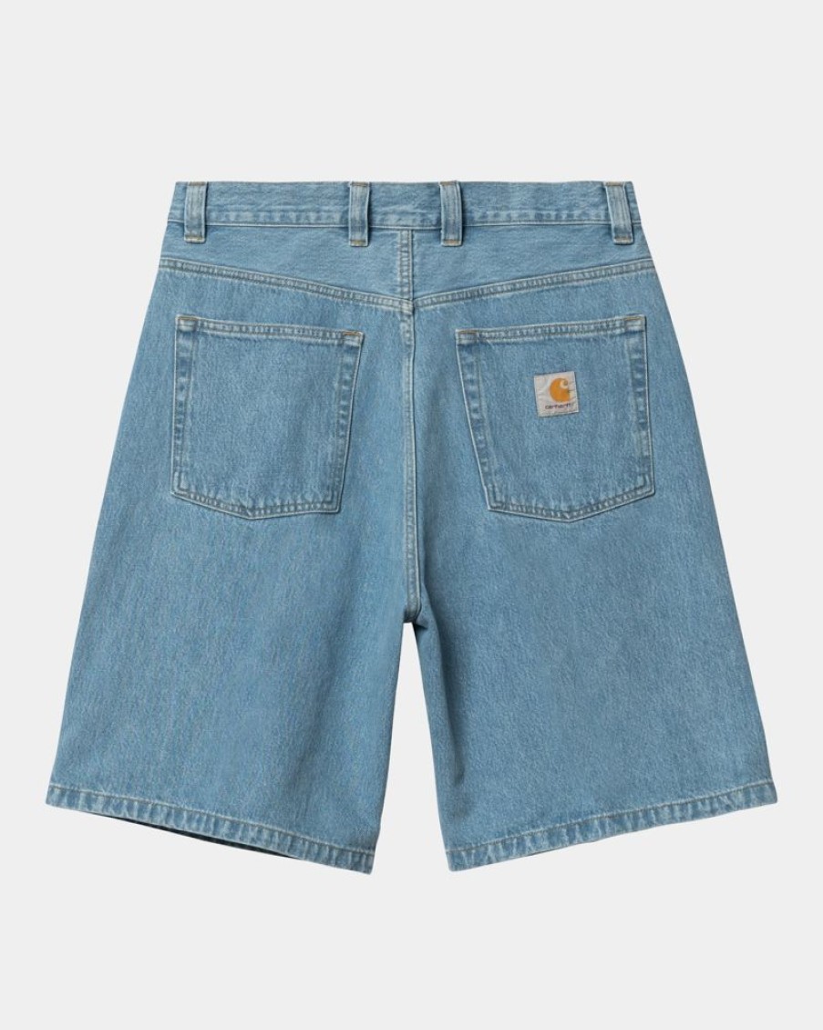 Maend Carhartt WIP | Brandon Short | Bla (Sten Bleget)