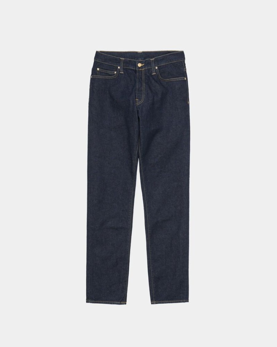 Maend Carhartt WIP | Klondike Pant - Stretch Denim | Bla (Skyllet)