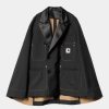 Kvinder Carhartt WIP | Sacai X Carhartt Wip Suiting Bonding-Jakke Til Kvinder | Sort