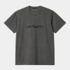 Maend Carhartt WIP | Duster T-Shirt | Sort (Beklaedningsgenstand Farvet)