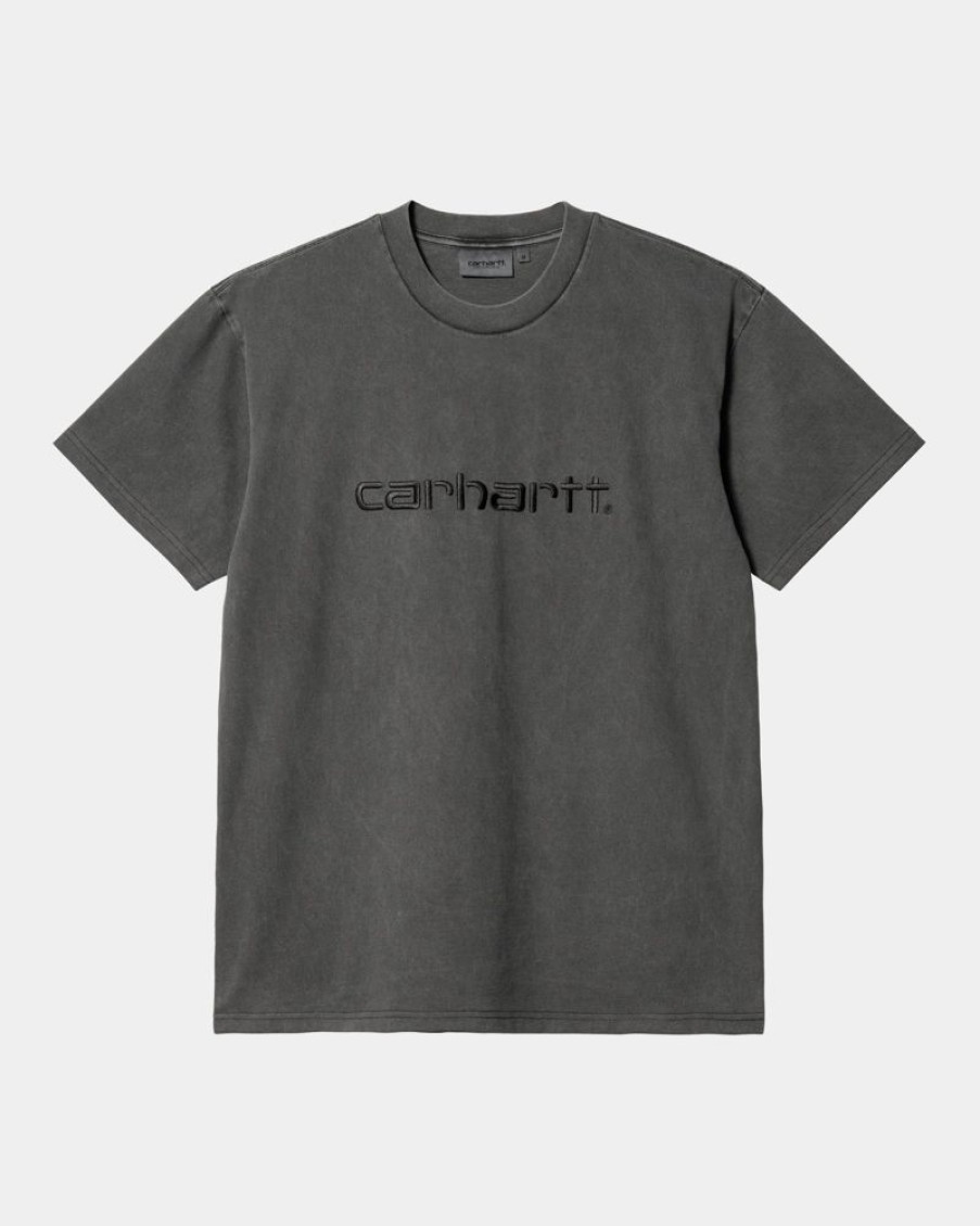 Maend Carhartt WIP | Duster T-Shirt | Sort (Beklaedningsgenstand Farvet)