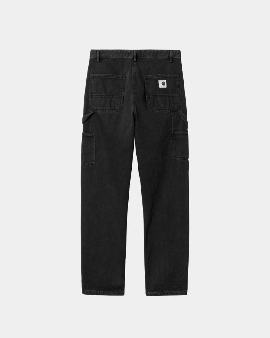 Kvinder Carhartt WIP | Pierce Pant - Denim | Sort (Stenvasket)