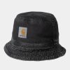 Maend Carhartt WIP | Garnison Bucket Hat | Sort (Stenfarvet)