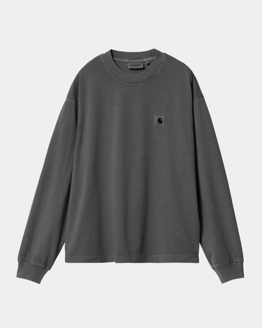 Kvinder Carhartt WIP | Nelson Langaermet T-Shirt Til Kvinder | Traekul