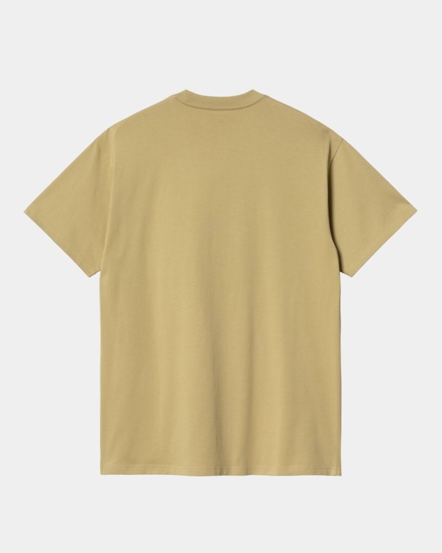 Maend Carhartt WIP | Script Broderi T-Shirt | Agat