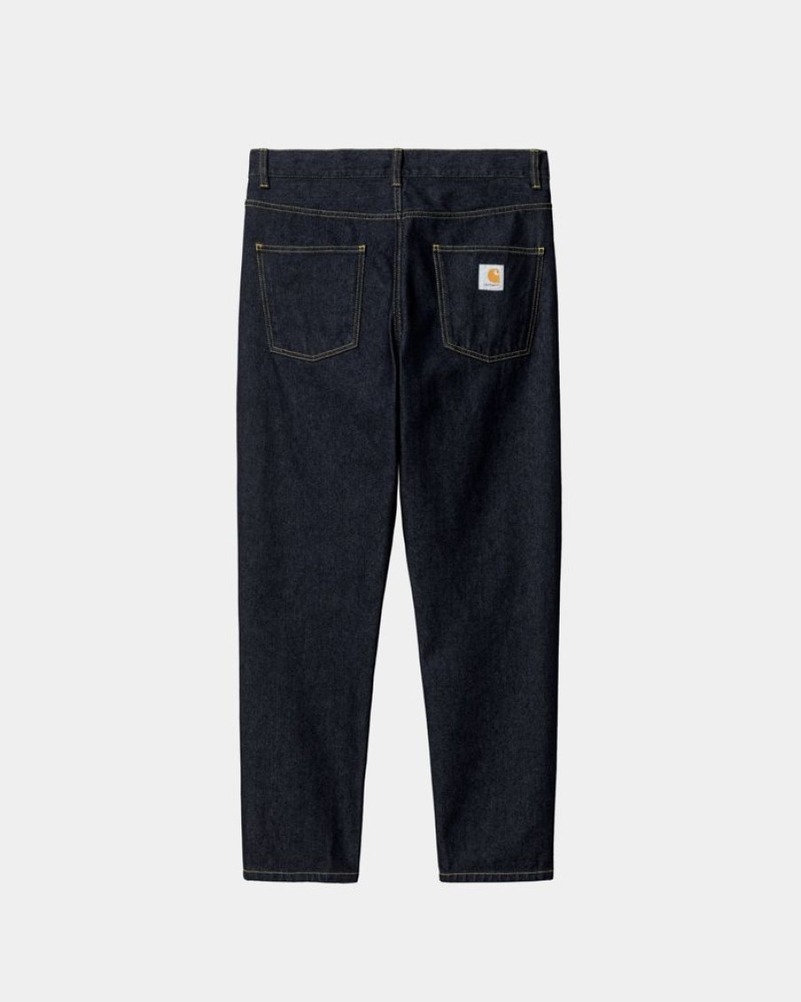 Maend Carhartt WIP | Newel Pant | Bla (En Vask)