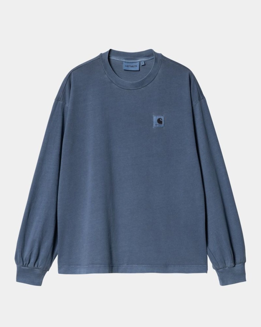 Kvinder Carhartt WIP | Nelson Langaermet T-Shirt Til Kvinder | Aeldre