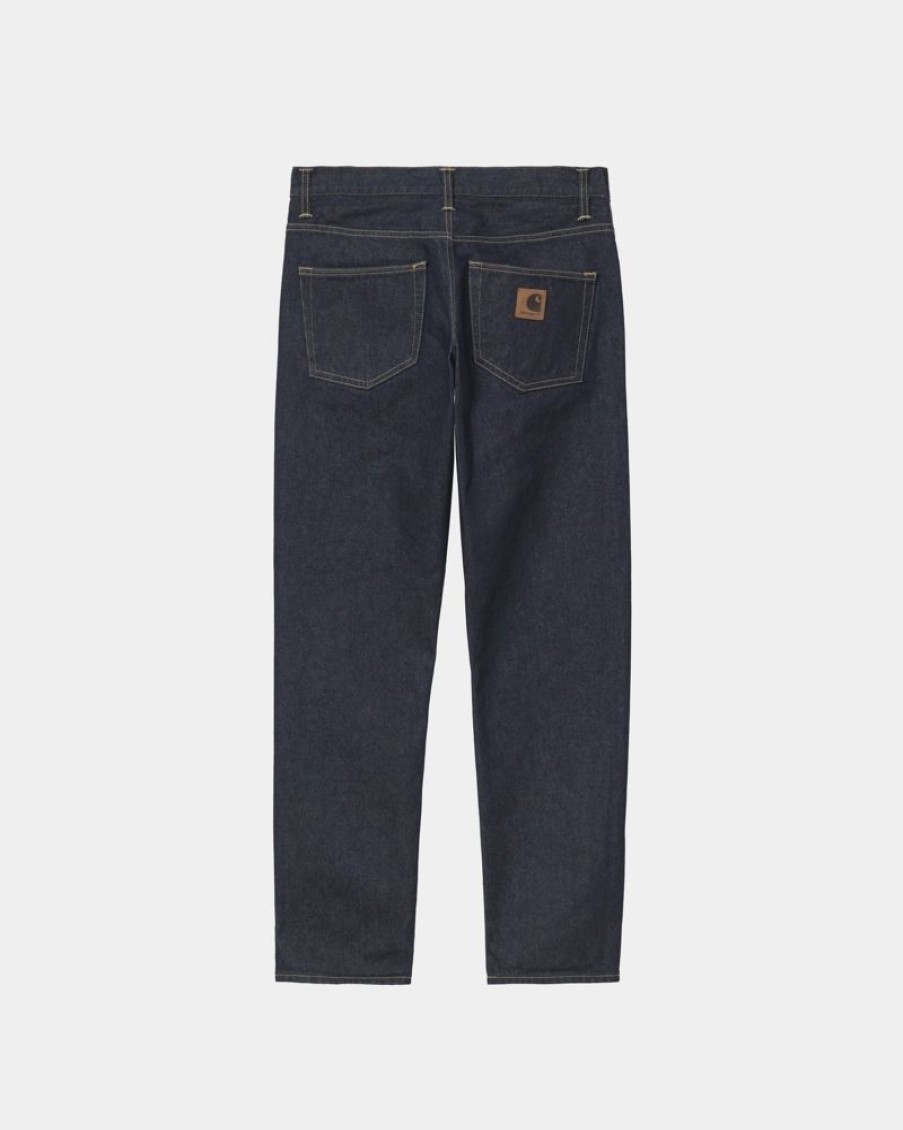 Maend Carhartt WIP | Klondike Pant - Maitland Denim | Bla (En Vask)