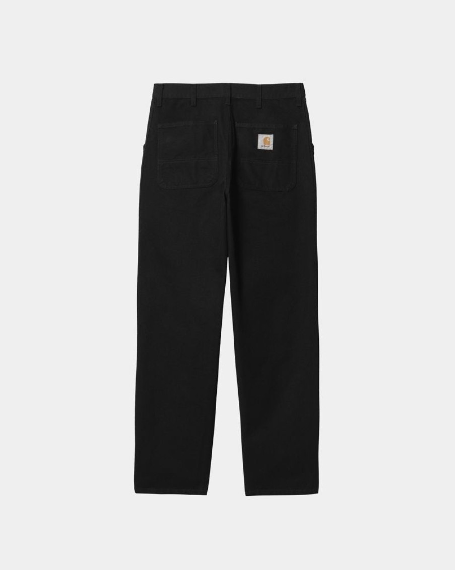 Maend Carhartt WIP | Simple Pant - Dearborn Canvas | Sort