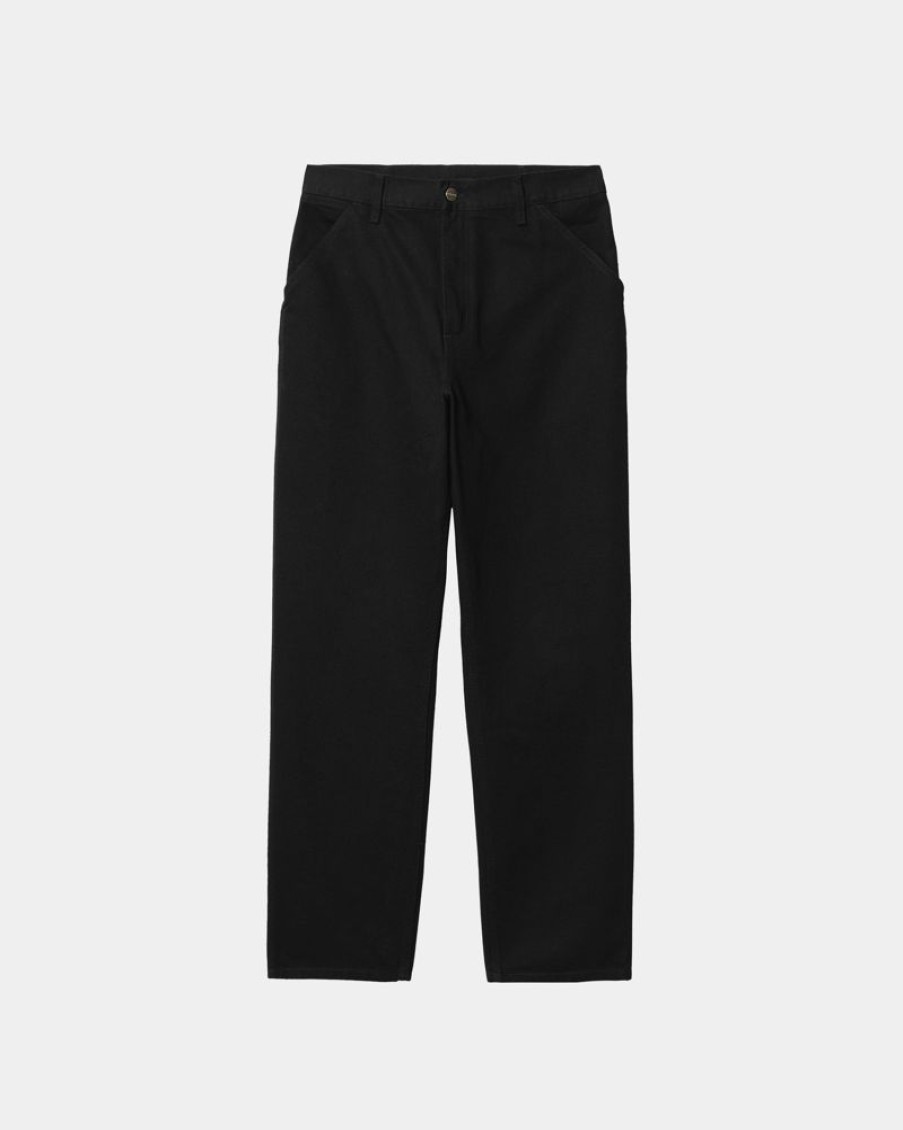 Maend Carhartt WIP | Simple Pant - Dearborn Canvas | Sort