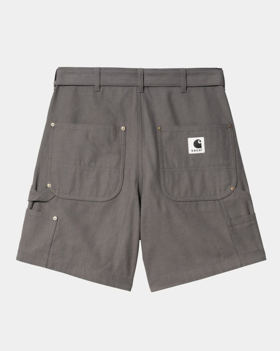 Maend Carhartt WIP | Sacai X Carhartt Wip Duck Shorts | Gra