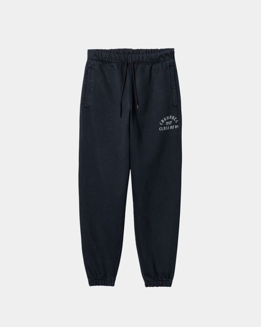 Maend Carhartt WIP | Klasse Af 89 Joggingbukser | Dark Navy