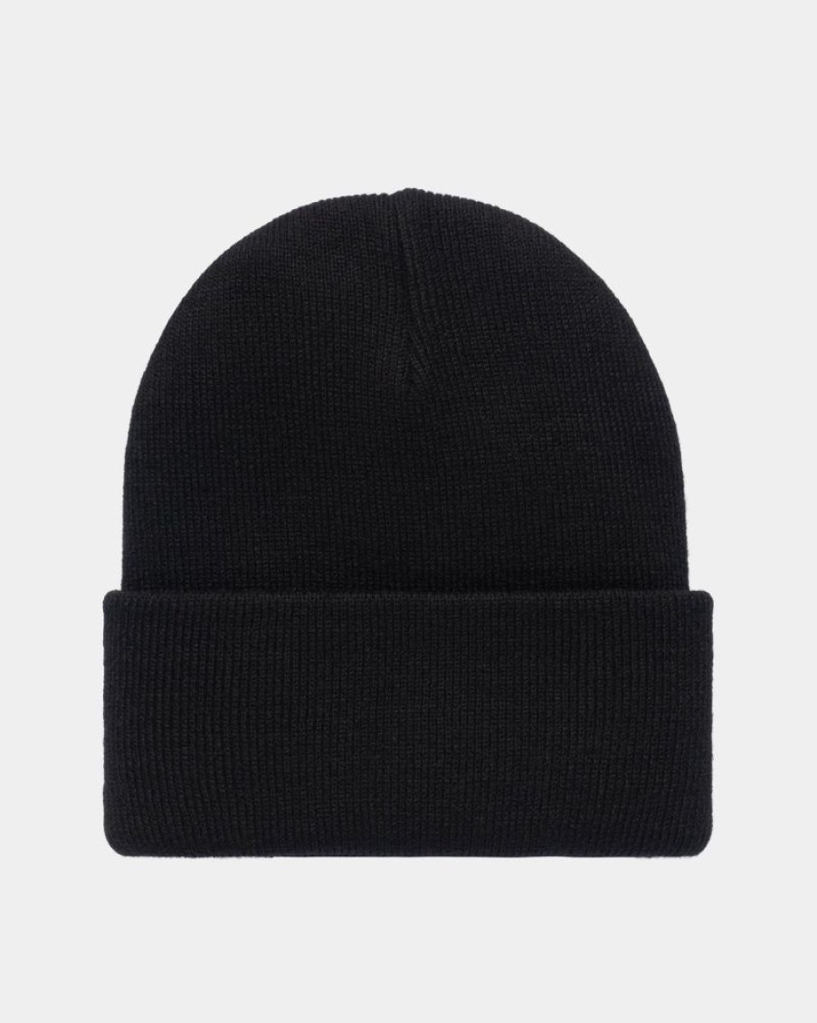 Tilbehor Carhartt WIP | Onyx Beanie | Sort Hvid