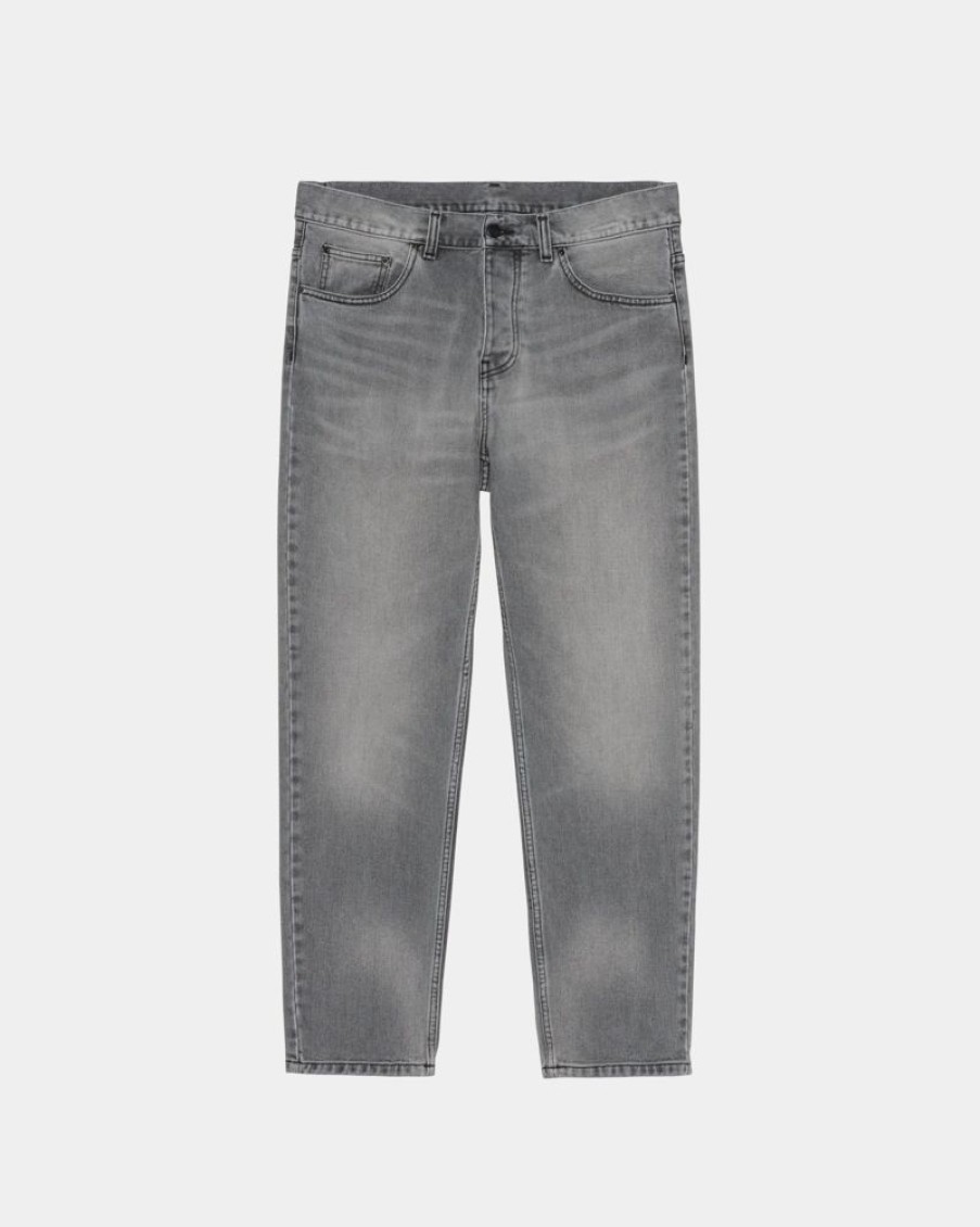 Maend Carhartt WIP | Newel Pant | Sort (Let Brugt Vask)