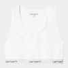 Kvinder Carhartt WIP | Script Racer Tank | Hvid