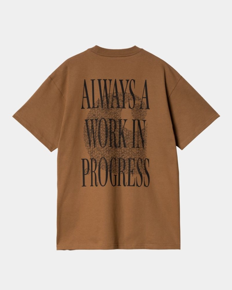 Maend Carhartt WIP | Altid En Wip T-Shirt | Hamilton Brown