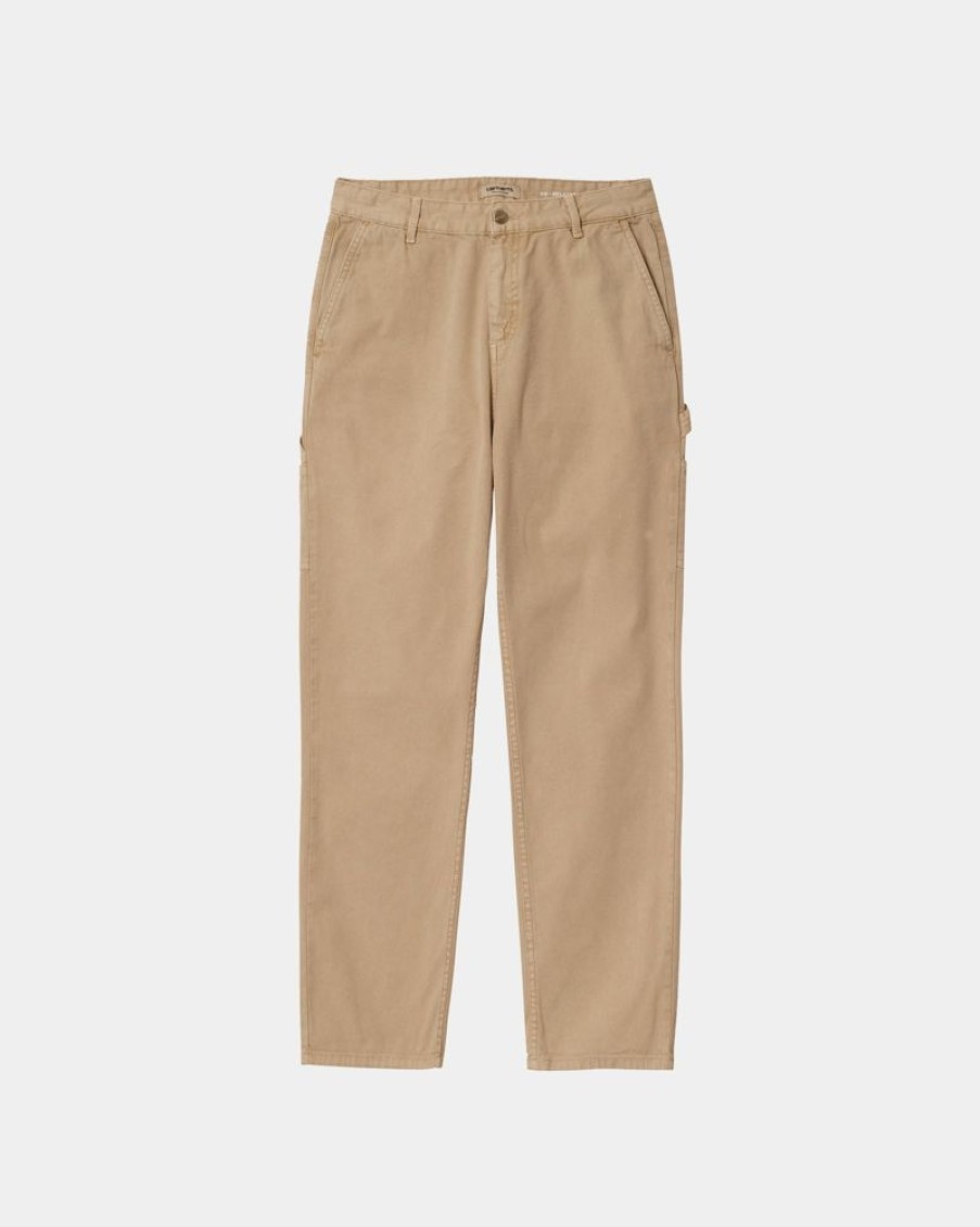 Kvinder Carhartt WIP | Pierce Bukser Lige - Falmet | Stovet Hamilton Brown