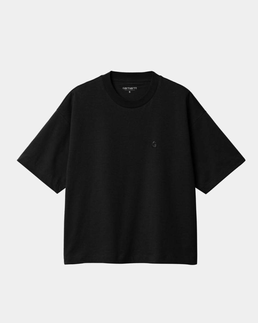 Kvinder Carhartt WIP | Chester T-Shirt | Sort