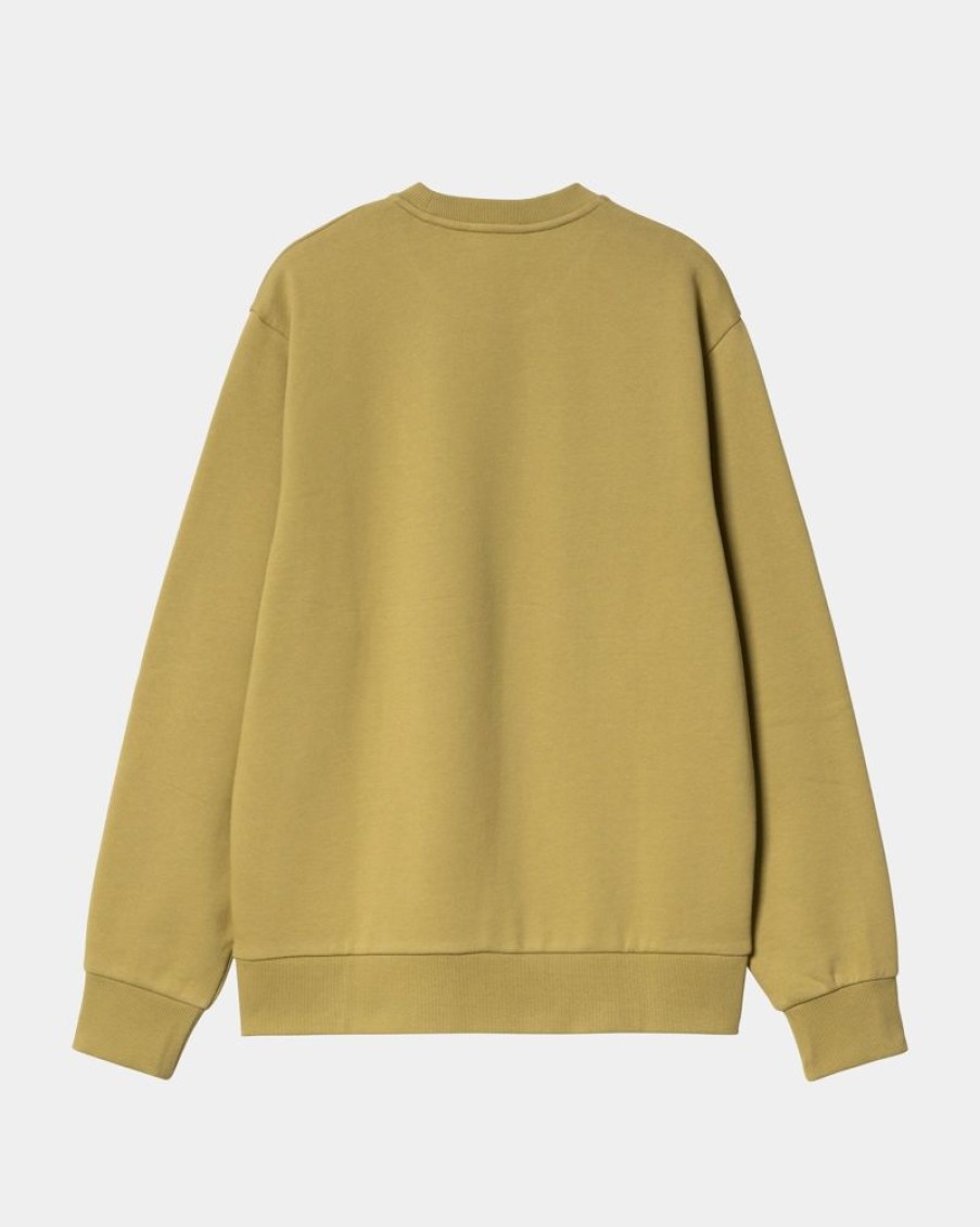 Maend Carhartt WIP | Script Broderi Sweatshirt | Agat